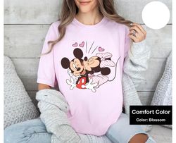 vintage mickey and minnie shirt, disney valentines day shirt, disney valentines