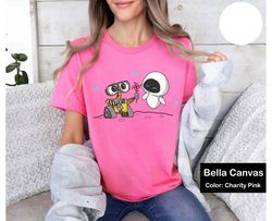 wall-e and eve love shirt, disney valentines sweatshirt, her wall-e his eve shir