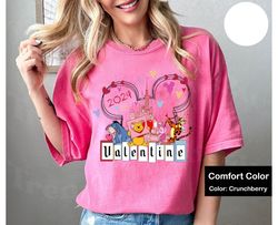 winnie the pooh valentine shirt, womens valentines day sweatshirt, valentine mat