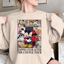 happily ever after disneyland shirt  mickey minnie couple tour shirt  disneyworl