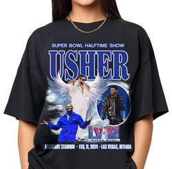 usher 2000s artist super bowl 2024 halftime show graphic tee usher show