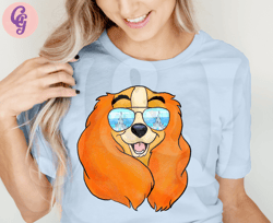 lady shirt, magic family shirts, custom character shirts, adult, lady and the tramp graphic tee shirt, dog shirts shirt,