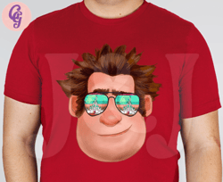 wreck it ralph shirt, magic family shirts, sunglasses, best day ever, custom character shirts, adult, toddler, wreckshir