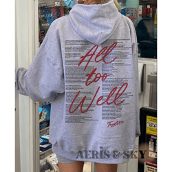 All too Well Sweatshirt Hoodie, Taylor Swiftie Merch Sweatshirt, Taylors Version