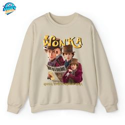 Vintage Wonka Doodle Art Shirt, Wonka Movie Merch, Charlie And The Chocolate Factory, Wonka 2023 Shirt, Wonka Hoodie Swe