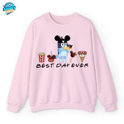 Bingo Best Day Ever Shirt, Disney Bingo Bluey Family Matching Shirt Hoodie Sweatshirt, Disney Trip Group Shirt