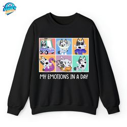 bluey muffin shirt, bluey muffin sweatshirt kids, muffin t-shirt, bluey and bingo, bluey character shirts, funny muffin