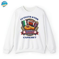 tommy cutlets funny crewneck sweatshirt, devito giants fan gift, tommy devito t-shirt, tommy cutlets hoodie, giants funn
