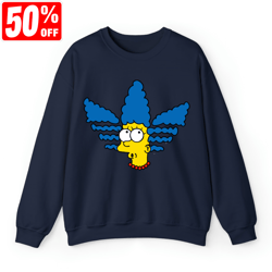 simpson marge shirt, simpsons sweatshirt, iconic cartoon character pullover, the simpsons fan sweater, the simpsons pull