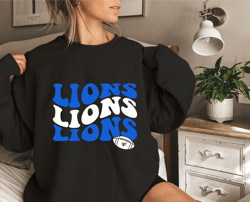 detroit lions sweatshirt, retro style vintage detroit lions, lions football, detroit lions football, womens detroit lion