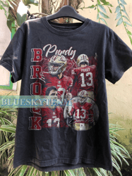 vintage 90s graphic style brock purdy t-shirt, brock purdy shirt, vintage oversized sport tee, retro american football