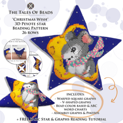 peyote star pattern - rat / beaded stars seed bead patterns mouse