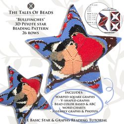 peyote star pattern - bullfinches / beaded stars seed bead patterns