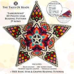 peyote star pattern - fairground / beaded stars patterns seed bead ornaments