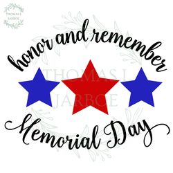 honor and remember memorial day