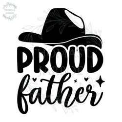 proud father svg hat silhouette file for cricut