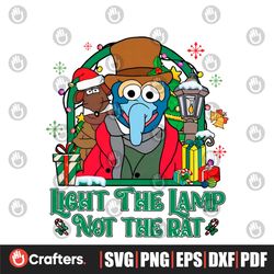 light the lamp not the rat muppet christmas png