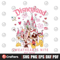Sweathearts Nite Disneyland Est 2023 PNG