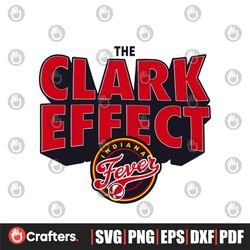 the clark effect indiana fever svg