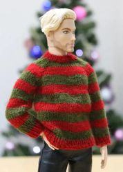 ken doll clothes, freddy krueger sweater for ken