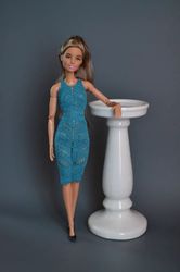 crochet dress for barbie. outfit for doll