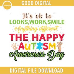 the happy autism awareness day quotes png
