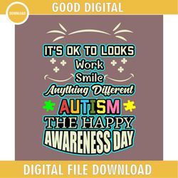 anything autism the happy awareness day png