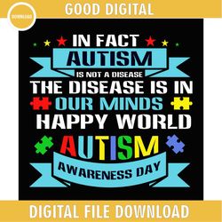 happy world autism awareness is not a disease png