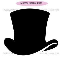 the mad hatter hat alice in wonderland svg vector cut file