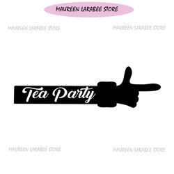 alice in wonderland the mad hatter tea party sign svg