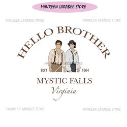 the vampire diaries svg, mystic falls virginia svg, salvatore brothers 1864 svg, png, jpeg instant download, hello broth