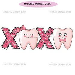 valentine teeth xoxo png