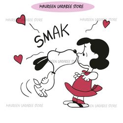 smak snoopy lucy svg