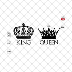 king and queen, trending, wedding, wedding svg, rustic wedding, matching couple, wedding shower, wedding invitation, wed