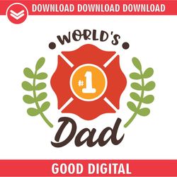 worlds first dad father day vector svg