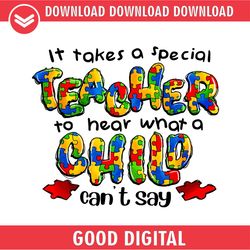 a special teacher to hear what child can't say png