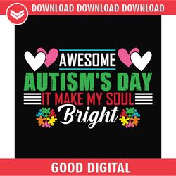 autism awareness day make my soul bright png