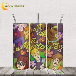 Scooby Doo Characters The Mistery 20oz Tumbler PNG