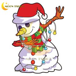 dabbing snowman png, snowman christmas png, snowman xmas png, snowman santa hat png