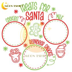 santa plate svg, cookies for santa tray svg, treats for santa plate svg, santa svg, christmas svg, cricut projects, silh