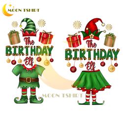 the birthday elf png sublimation design, merry christmas png, the birthday elf png, elf feet png, glitter elf png