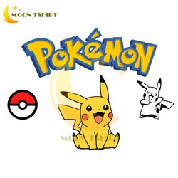 pokemon svg, pokemon bundle, pokemon clipart, pokemon png, pokemon font, pikachu svg, cricut svg, silhouette svg, pokemo