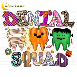 dental squad png, halloween clipart, dental png, halloween sublimation, witches, spooky png, instant download, printable