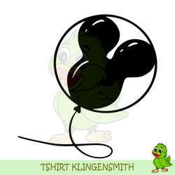 mickey mouse head balloon svg file