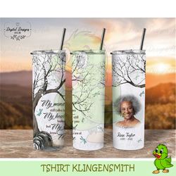 loss of mother memorial tumbler png, my mind still talk to you mom in heaven photo tumbler wrap, in loving memory tumble