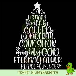 and his name shall be svg, jesus svg, religious svg, isaiah 9:6 svg, mighty god svg, christmas svg designs, christmas