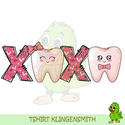 valentine teeth xoxo png