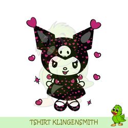 kawaii kuromi valentine svg