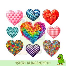 heart clipart bundle png