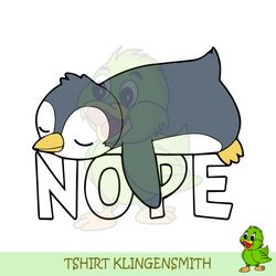 nope svg, funny nope not today lazy penguin lover svg, nope penguin svg, penguin svg, penguin vector, funny quote svg